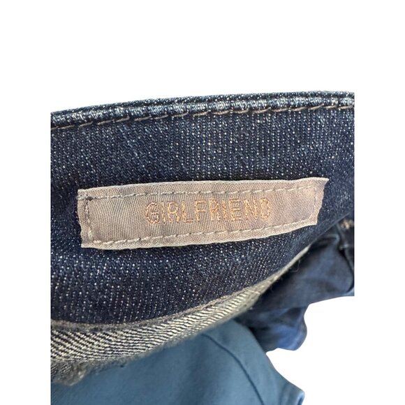 Melissa McCarthy Seven7 Girlfriend Denim Shorts Size 26W Dark Wash Pockets Stret - Picture 7 of 7